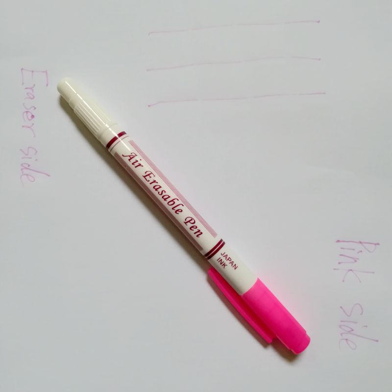 JHG 2 külgpiste markerid lahustuvad ristpistes vesi õhuga kustutatav pliiats, tihendiga tindiga riidemarker märgistuspliiatsid DIY näputöö tööriist