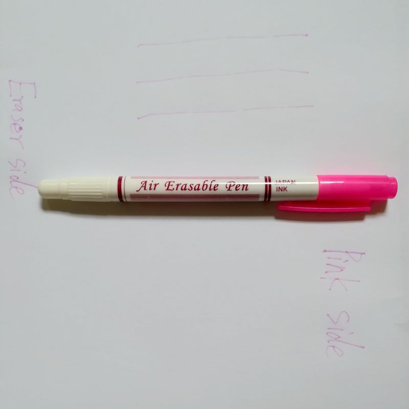 JHG 2 külgpiste markerid lahustuvad ristpistes vesi õhuga kustutatav pliiats, tihendiga tindiga riidemarker märgistuspliiatsid DIY näputöö tööriist