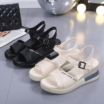 Γυναικεία σανδάλια Πλατφόρμα Παπούτσια Flat Wedges Ανοιχτή Καλοκαιρινή Ψηλά Τακούνια Γυναικεία Fish Mouth Fashion Casual Woman Σανδάλια παραλίας