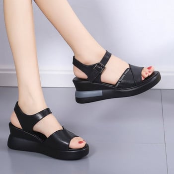 Γυναικεία σανδάλια Πλατφόρμα Παπούτσια Flat Wedges Ανοιχτή Καλοκαιρινή Ψηλά Τακούνια Γυναικεία Fish Mouth Fashion Casual Woman Σανδάλια παραλίας