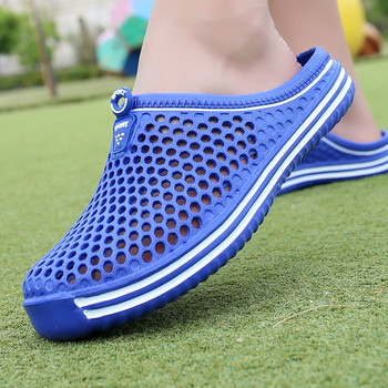 Καλοκαιρινές παντόφλες 2023 Ανδρικά casual slip-on flats σανδάλια σαγιονάρες Unisex ανδρικά παπούτσια παραλίας που αναπνέουν, μέγεθος 45 Zapatos