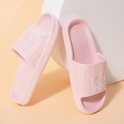 Сладко мече Домашни чехли Мъжки джапанки Дамски меки EVA дебели подметки Плъзгачи Летни сандали Двойки Чехли Неплъзгащи се обувки за баня