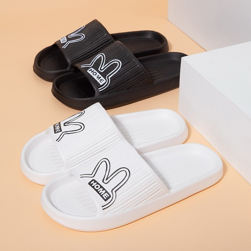 Сладко мече Домашни чехли Мъжки джапанки Дамски меки EVA дебели подметки Плъзгачи Летни сандали Двойки Чехли Неплъзгащи се обувки за баня