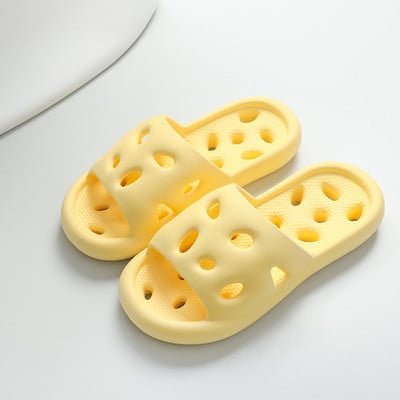 Muške kupaonske papuče za tuširanje Izdubljene ženske tobogane Ljetne EVA cipele Mekane japanke protiv klizanja Sandale za unutarnju i vanjsku upotrebu Par