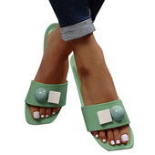 Sandale de vară în aer liber 2022 pentru femei, sandale de plajă pentru femei, pantofi de plajă, de modă, din piele PU