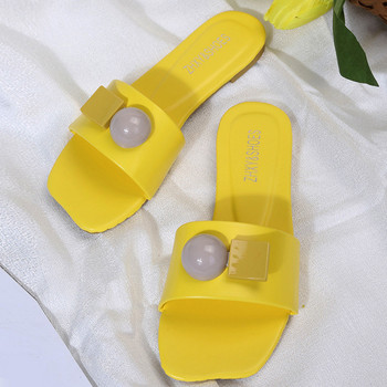Дамски летни сандали за открито 2022 г. Нови дамски плажни джапанки Модни женски сандали с отворени пръсти от PU кожа Дамски плажни обувки