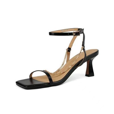 Mood Gladiator hõbedased kõrged kontsad pahkluu paeltega rihmadega sandaalid naiste seksikad tikk-kontsad peokingad naiste sandaalid