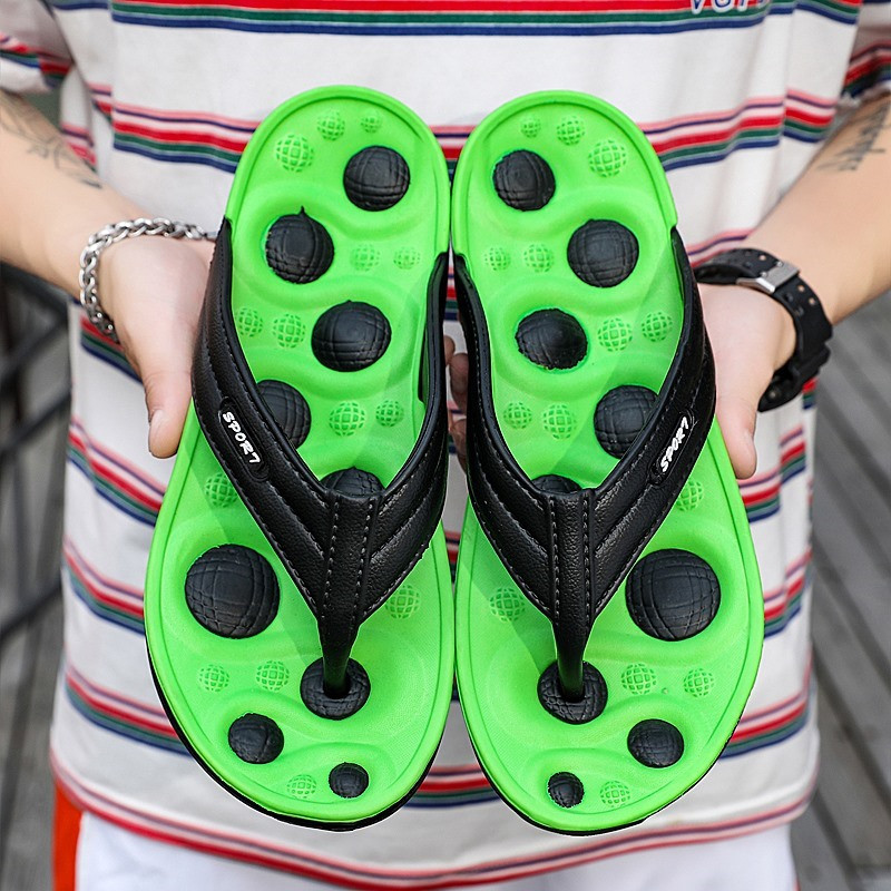 Ανδρικές παντόφλες μασάζ καλοκαιρινής μόδας Αντιολισθητικές σαγιονάρες για άντρες 2022 Νεότερα σανδάλια για παπούτσια παραλίας