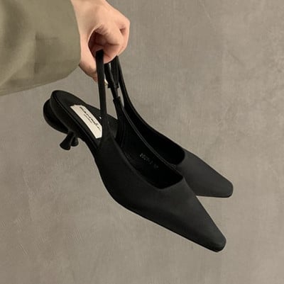 Nove ljetne ženske sandale na visoke potpetice Modne ženske štikle na visoku petu Elastične jednostavne svečane cipele Luksuzne sandale Ženski dizajneri