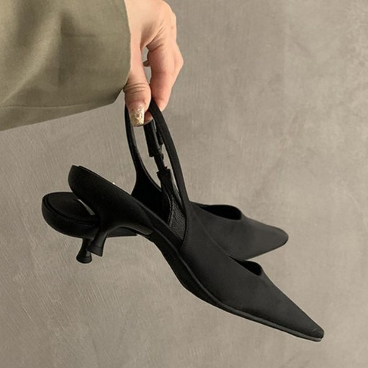 Nove ljetne ženske sandale na visoke potpetice Modne ženske štikle na visoku petu Elastične jednostavne svečane cipele Luksuzne sandale Ženski dizajneri