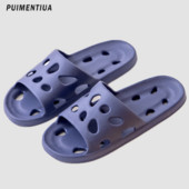 Papuci de casă pentru bărbați 2023, cuplu de vară, papuci de baie antiderapante pentru interior, sandale scobite, femei, bărbați, pantofi plati