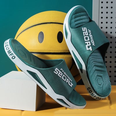 παντόφλες για άνδρες μόδας εξωτερικού χώρου Μαλακό πάτο Αντιολισθητικές λαστιχένιες παντόφλες ανδρικές καλοκαιρινές παντόφλες παραλίας Ανδρικά παπούτσια casual