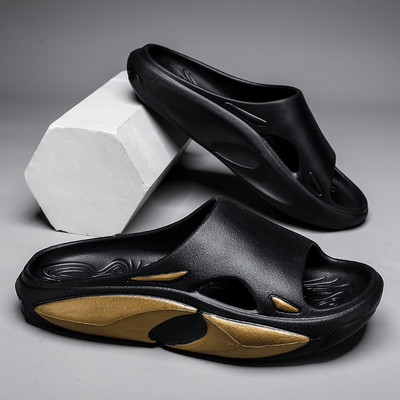 Muške papuče Sandale za plažu Ljeto EVA mekane navlake Platforma 4 cm Vanjska obuća za plažu Ležerna obuća Indoor Muške sandale 2023 Japanke