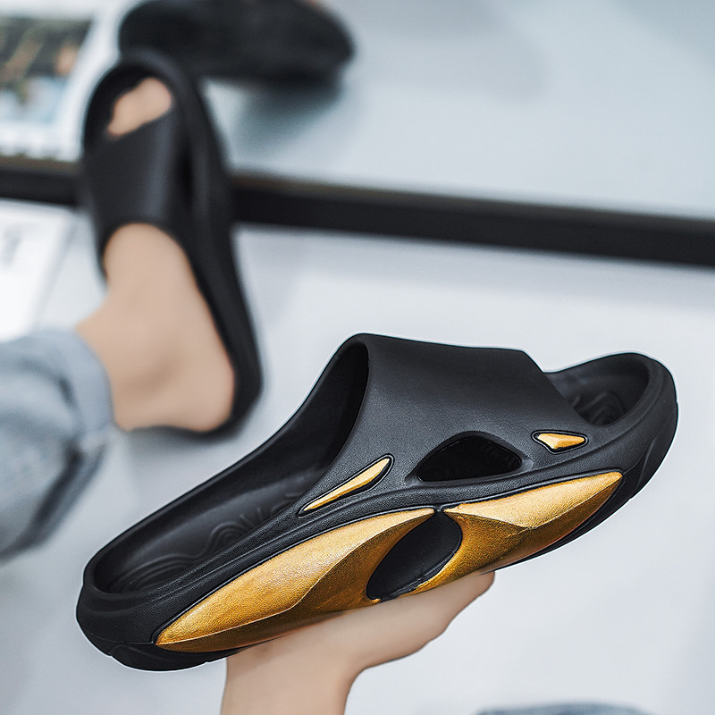 Vīriešu čības Pludmales Sandales Vasaras EVA, Mīkstas Slīdnes 4 cm Platforma Āra Pludmales Ikdienas Apavi Iekštelpu Vīriešu Sandales 2023 Flip Flop