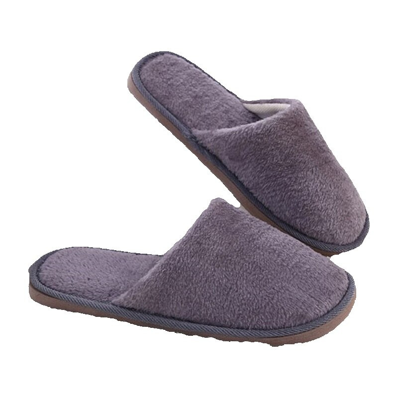 Papuče Muške cipele Topao dom Plišane mekane papuče za zatvorene prostore Protuklizne Zimske cipele za pod za spavaću sobu Chausson Homme tapočki za dom