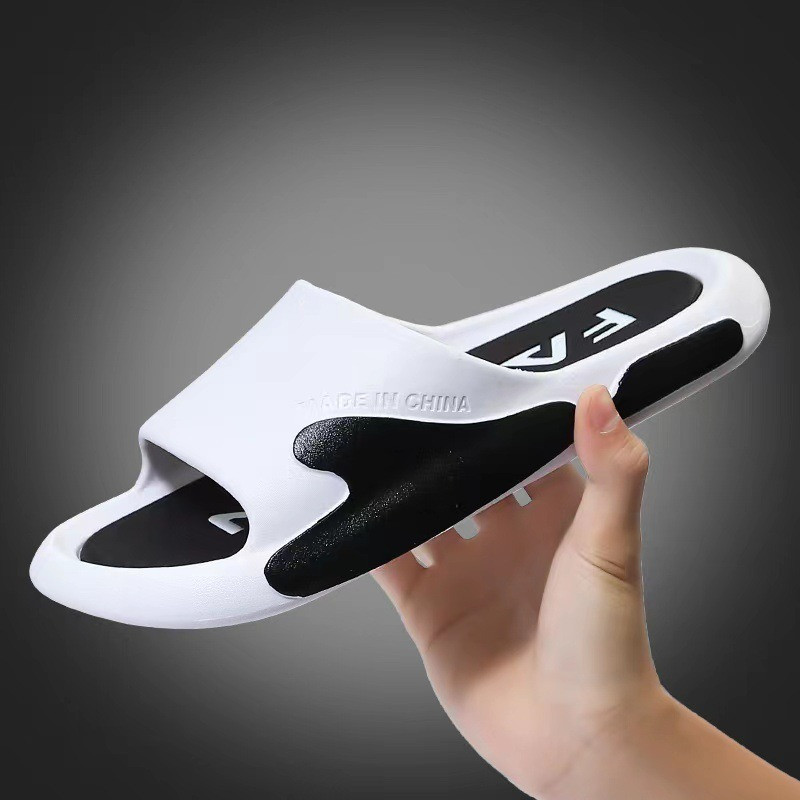 Suvised meeste sussid paksu platvormiga tähestikuga rannasandaalid libisemiskindlad lamedad vabaajajalatsid Naiste plätud sussid