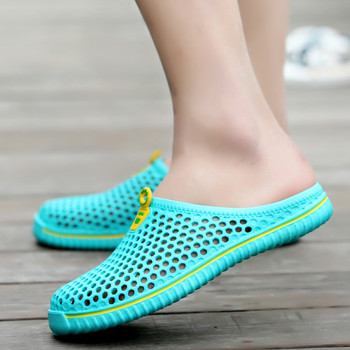 Летни мъжки дамски чехли Бързосъхнещи чехли за баня Вътрешен масаж Домашни пързалки Външни сабо Градински обувки Плажни сандали Мулета