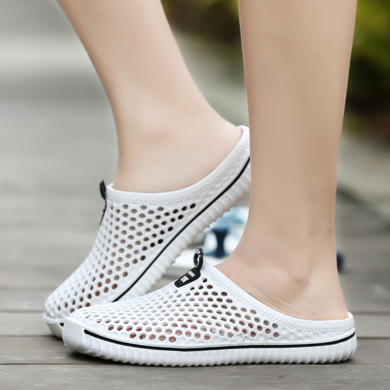 Suvised mehed, naised, sussid, kiiresti kuivavad vannitoasussid, sisemassaaž, kodused liugused väljas puukingad Aiakingad Rannasandaalid Muulad