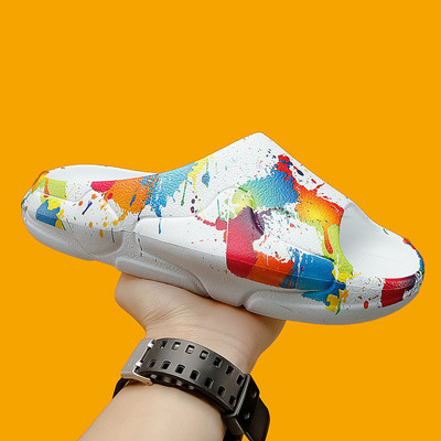 Brand Muške papuče Ljetne sandale za plažu 2022. Muške modne debele mekane papuče Ležerne cipele Muške neklizajuće udobnosti za zatvorene