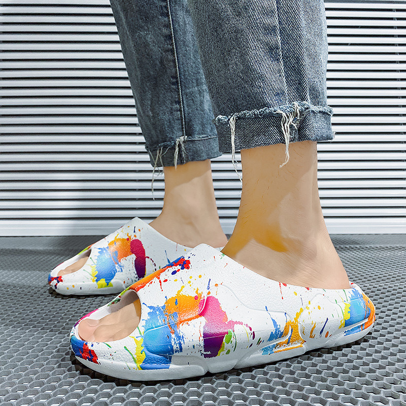 Brand Muške papuče Ljetne sandale za plažu 2022. Muške modne debele mekane papuče Ležerne cipele Muške neklizajuće udobnosti za zatvorene