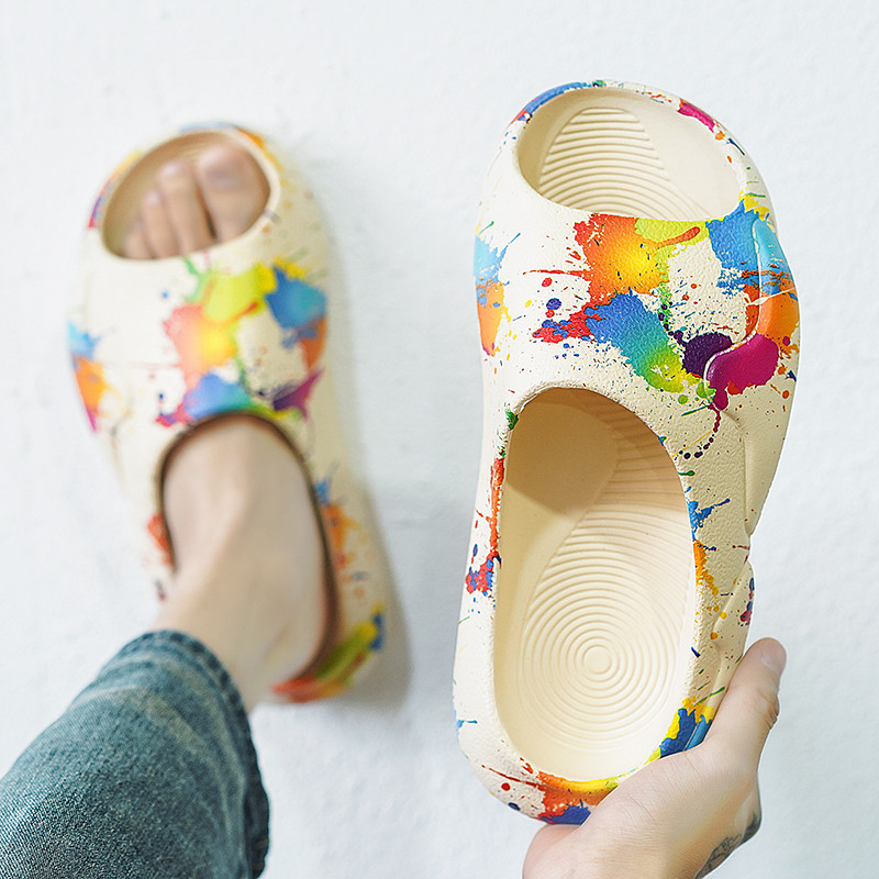 Brand Muške papuče Ljetne sandale za plažu 2022. Muške modne debele mekane papuče Ležerne cipele Muške neklizajuće udobnosti za zatvorene