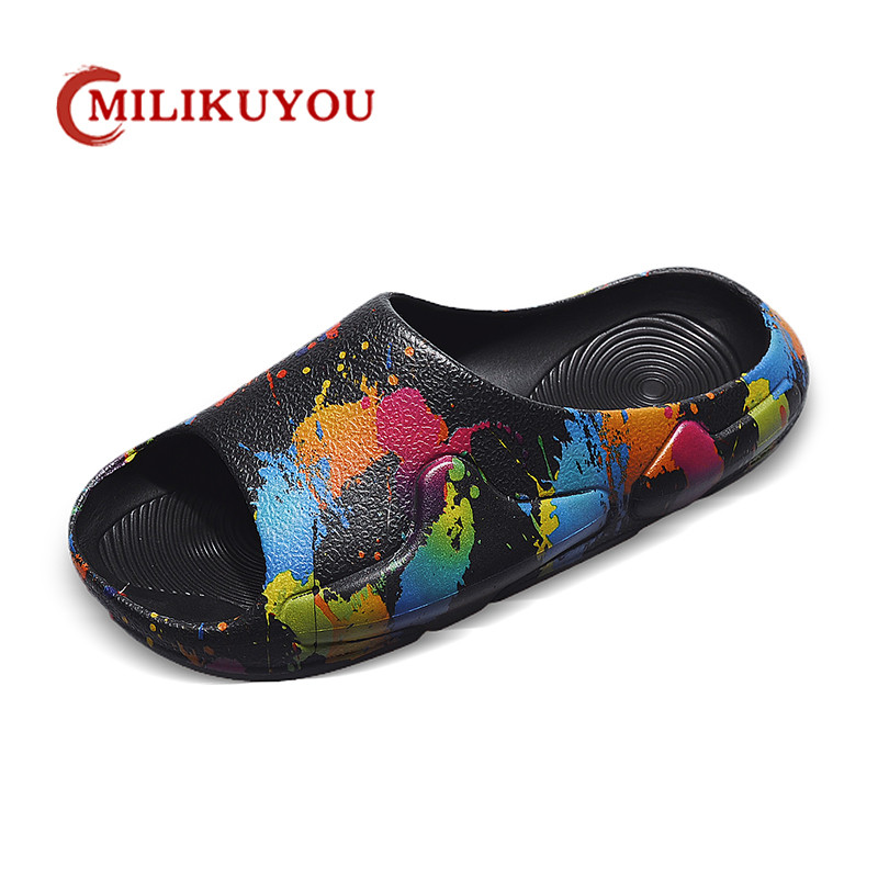 Brand Muške papuče Ljetne sandale za plažu 2022. Muške modne debele mekane papuče Ležerne cipele Muške neklizajuće udobnosti za zatvorene