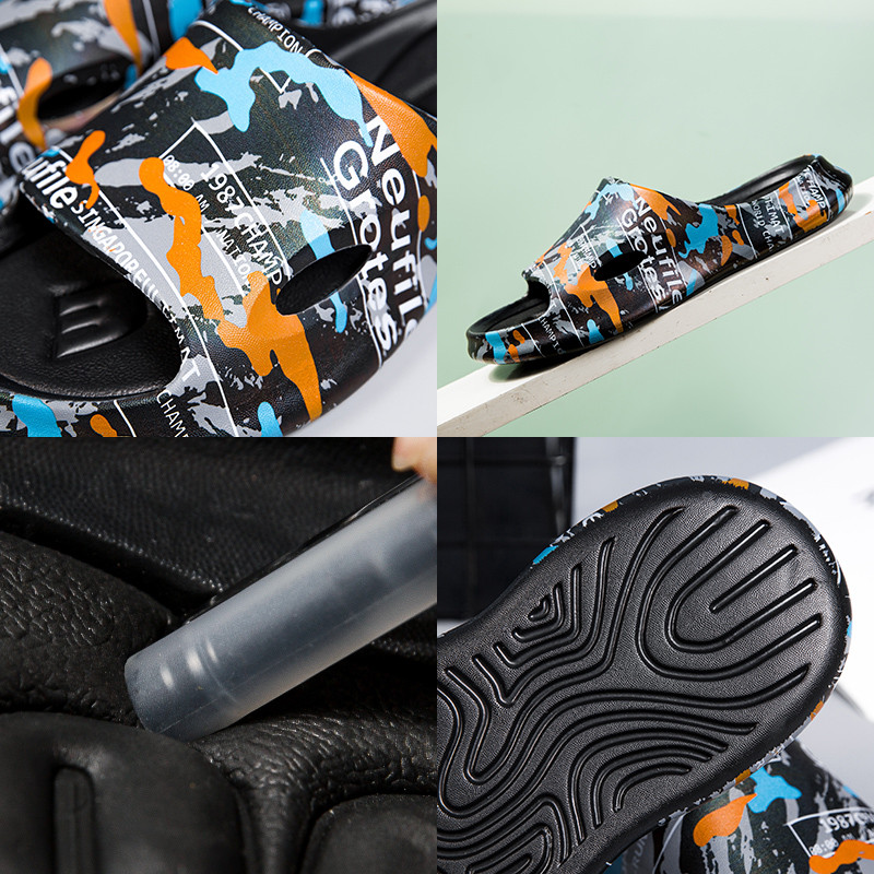 NANQITO Papucsok Szandálok Lélegző Férfi Szandálok Kültéri Női és Férfi Cipők Csúszásmentes Flip-flop Strandpapucsok Beltéri Ház