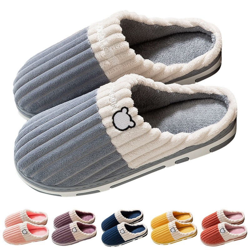 Slatke životinjske papuče za žene Djevojčice Modne Kawaii pahuljaste zimske tople papuče Ženske kućne papuče iz crtića Smiješne cipele