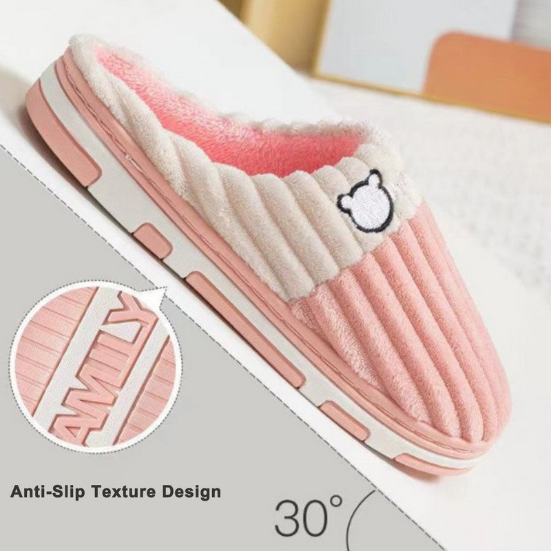 Slatke životinjske papuče za žene Djevojčice Modne Kawaii pahuljaste zimske tople papuče Ženske kućne papuče iz crtića Smiješne cipele