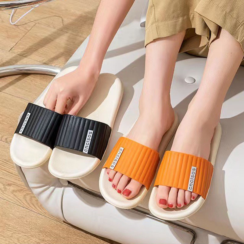 2022 m. Nauji Vyriški vidaus šlepetės, neslystančios vonios kambario šlepetės, moteriškos namų šlepetės, pora paplūdimio šlepetės „Four Seasons“ skaidrės