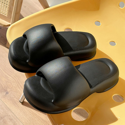 Vasaras īpaši biezas sieviešu čības 2023. g. Jaunas cietas augstpapēžu Eva sieviešu čības Mājas Word Sandales Sieviešu čības Vasara