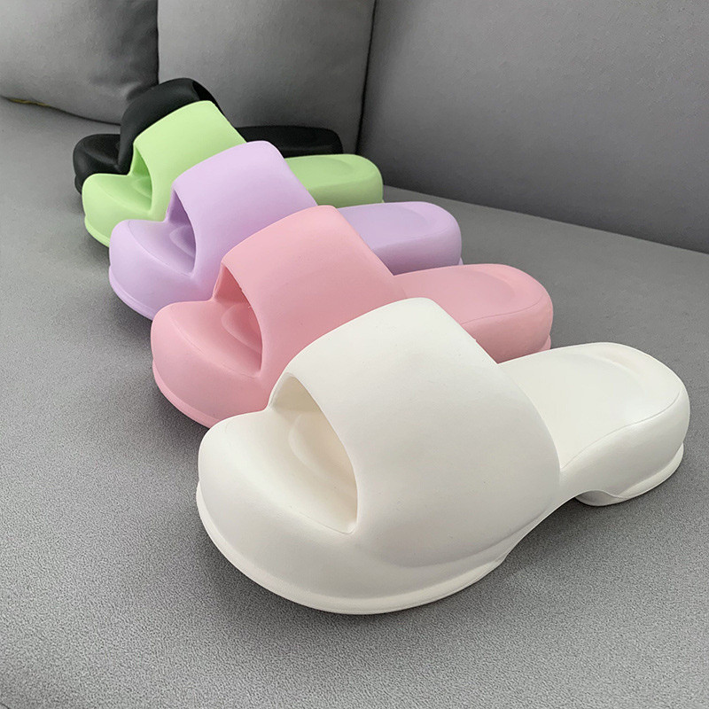 Vasaras īpaši biezas sieviešu čības 2023. g. Jaunas cietas augstpapēžu Eva sieviešu čības Mājas Word Sandales Sieviešu čības Vasara