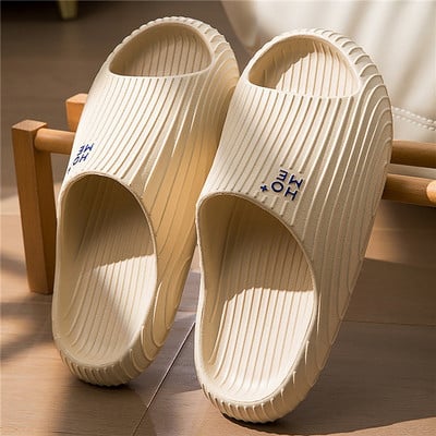 Ljetne muške papuče Ženske meke donje strane Kućne tobogane Sandale Lagane cipele za plažu Muške papuče Japanke za par Velika veličina 45
