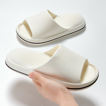 Летни чехли Мъжки дамски модни сандали Вътрешни външни пързалки против плъзгане Мъжки домашни обувки Джапанки с дебела подметка Плажни пързалки