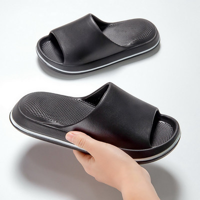 Ljetne papuče Muške ženske modne sandale za zatvorene vanjske tobogane protiv klizanja Muške kućne cipele Japanke s debelim potplatom Tobogane za plažu