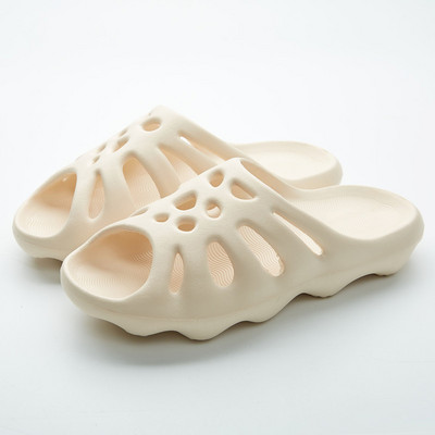 Vyriški, moteriški, vasariniai paplūdimio šlepetės Prabangios prekės ženklo mados lauko minkštos šlepetės Vyriški, stori dantytu padu neslystantys laisvalaikio batai