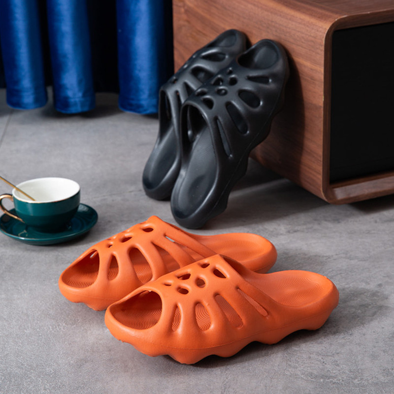 Vyriški, moteriški, vasariniai paplūdimio šlepetės Prabangios prekės ženklo mados lauko minkštos šlepetės Vyriški, stori dantytu padu neslystantys laisvalaikio batai