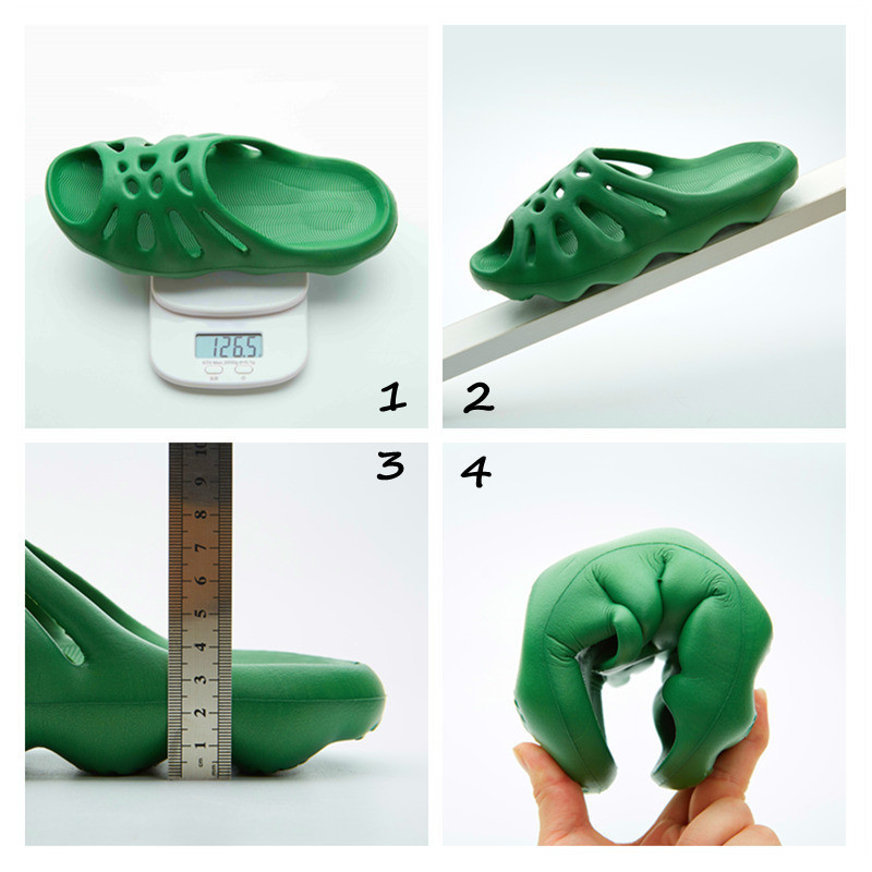 Vyriški, moteriški, vasariniai paplūdimio šlepetės Prabangios prekės ženklo mados lauko minkštos šlepetės Vyriški, stori dantytu padu neslystantys laisvalaikio batai