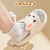 Naistele, lastele, vannitoasussid 2023, uus armas jänes, pehme tallaga sisesussid, libisemiskindlad avatud varbad, dušš liugused Sandaalid majakingad