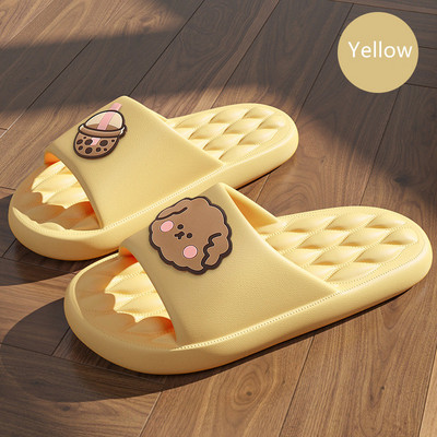 Nove ljetne EVA papuče Ženske slatke sandale za plažu Crtane debele platforme Kućne neklizajuće klizače Japanke Meke vanjske cipele