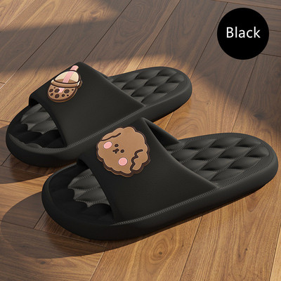 Nove ljetne EVA papuče Ženske slatke sandale za plažu Crtane debele platforme Kućne neklizajuće klizače Japanke Meke vanjske cipele