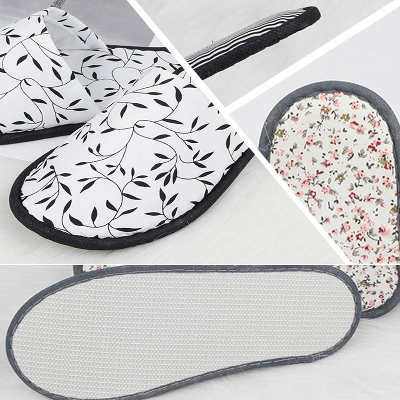 Jednokratne papuče Muške hotelske putne papuče od koraljnog flisa Jesen Zima Kućne papuče Ženske Beauty Club Perive cipele 1 par