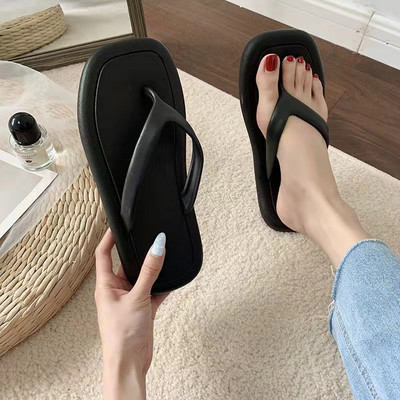 Moteriškos keturkampės šlepetės Madingos paplūdimio šlepetės Įprastos visų rungtynių RCJD-1