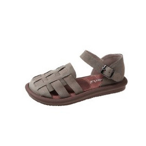 Modne ravne sandale Retro nostalgične jednostavne ženske cipele Zdrave prozračne jednostavne sve Sandale Ljetne ženske sandale