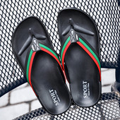 Ljetne muške papuče 2023. Nova moda Ležerne prozračne papuče Svestrane ultra lagane muške papuče u obliku riblje kosti otporne na habanje