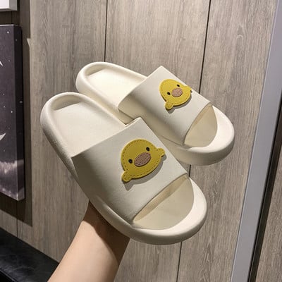 Papuci de vară, sandale, femei, bărbați, papuci de interior, anti-alunecare, moale, de uz casnic, cuplu, pantofi de desene animate, sandale de plajă, pantofi