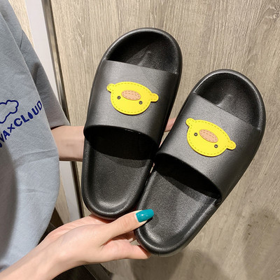 Papuci de vară, sandale, femei, bărbați, papuci de interior, anti-alunecare, moale, de uz casnic, cuplu, pantofi de desene animate, sandale de plajă, pantofi