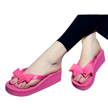 2023 καλοκαιρινά γυναικεία παπούτσια Παντόφλα μπάνιου πλατφόρμας Wedge Σαγιονάρες παραλίας Παντόφλες ψηλοτάκουνα για γυναίκες Σαγιονάρες παραλίας Καλοκαιρινό σανδάλι