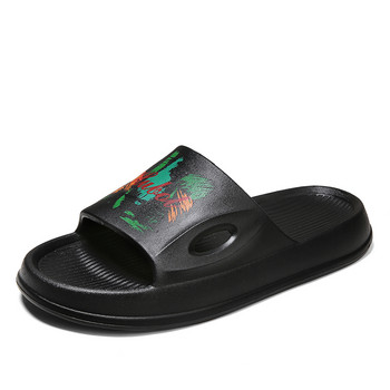DR.EAGLE Мъжки пързалки Плажни летни сандали Удобни външни мъжки чехли Противохлъзгащи се тапички за баня Модни мъжки обувки
