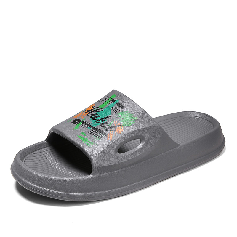 DR.EAGLE Férfi Slides Beach Nyári Szandálok Kényelmes kültéri Férfi Papucsok Csúszásgátló Fürdőszoba Csapok Divatos Férfi Cipők